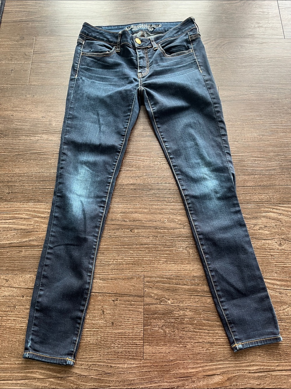 Women’s American Eagle Dark Blue Women's Skinny Jeans Size 6 Short